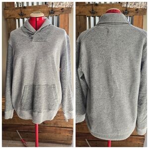 Joseph Abboud Grey Wool Blend Pullover XL Shawl Collar